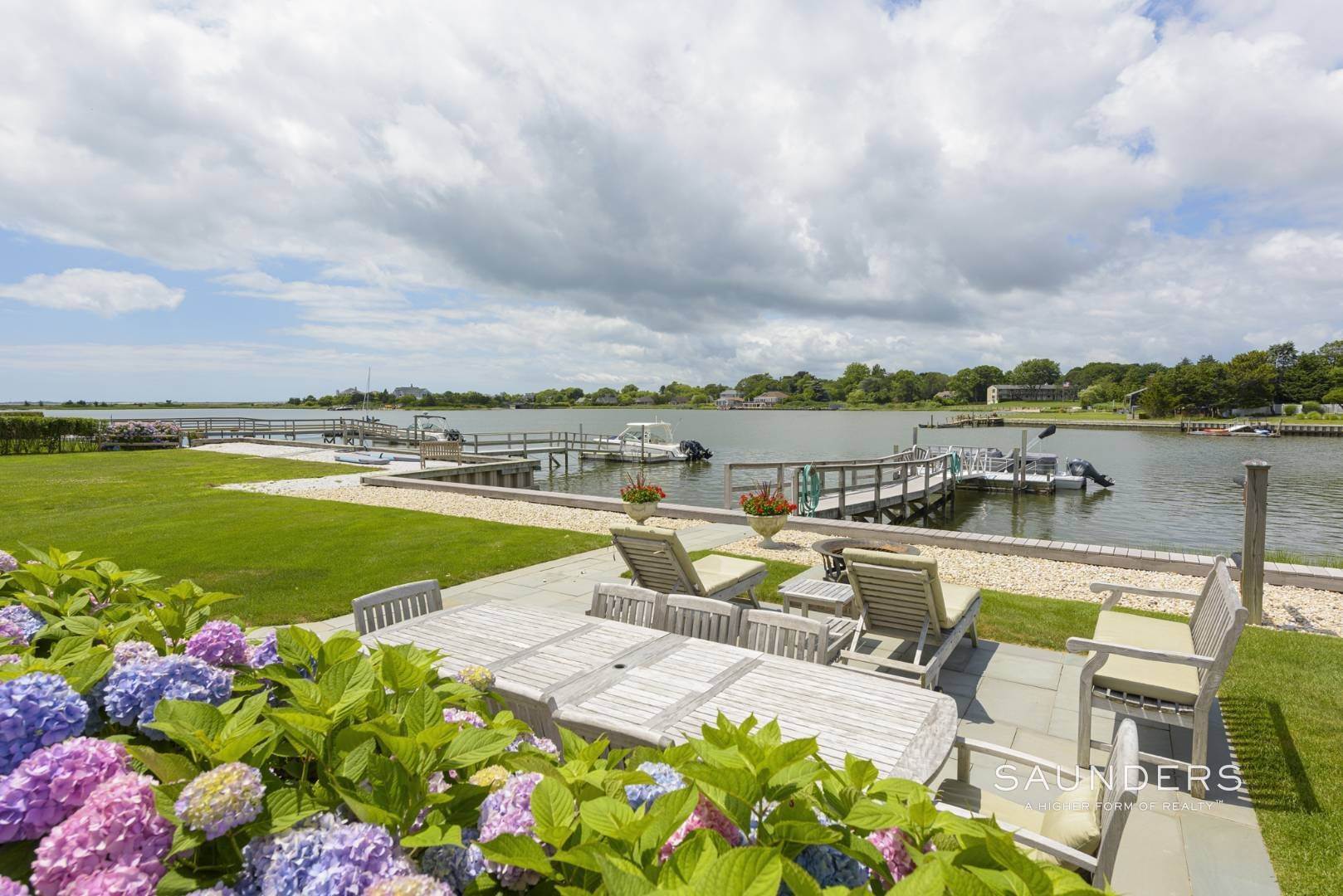 4. Single Family Homes for Sale at Southampton Waterfront With Dock 7 Middle Pond Lane, Shinnecock Hills, Southampton, NY 11968