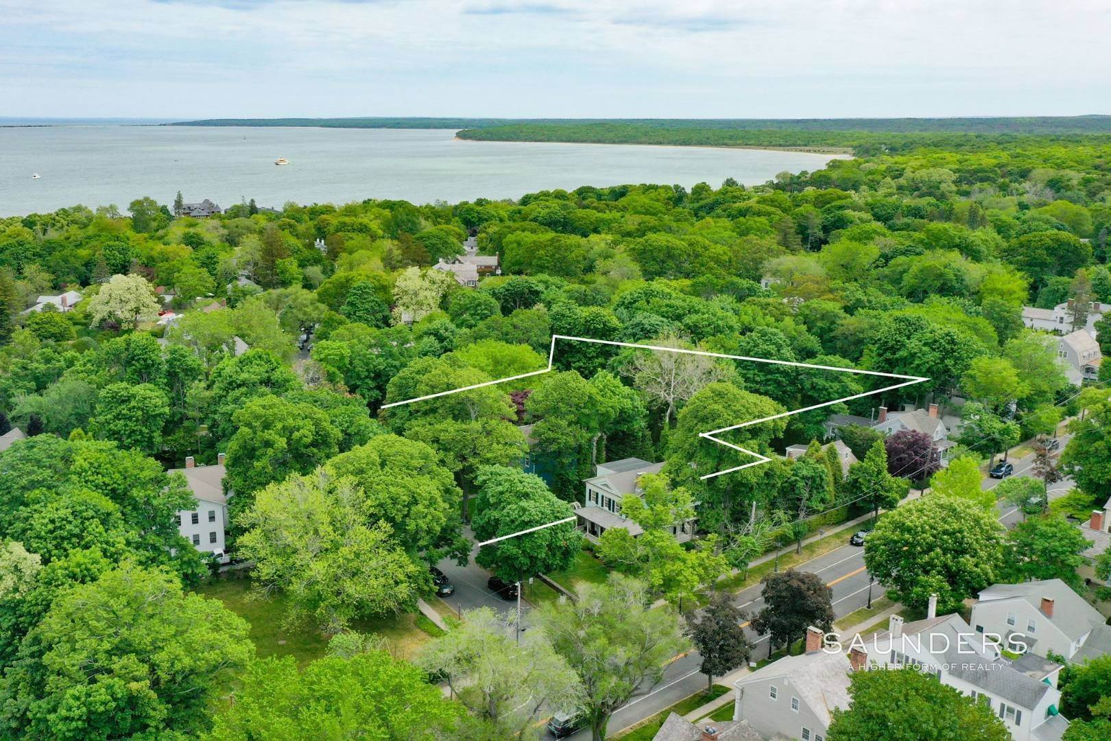 Single Family Homes for Sale at 3 Lot Village Compound With Two Houses 14 High Street, Sag Harbor, NY 11963