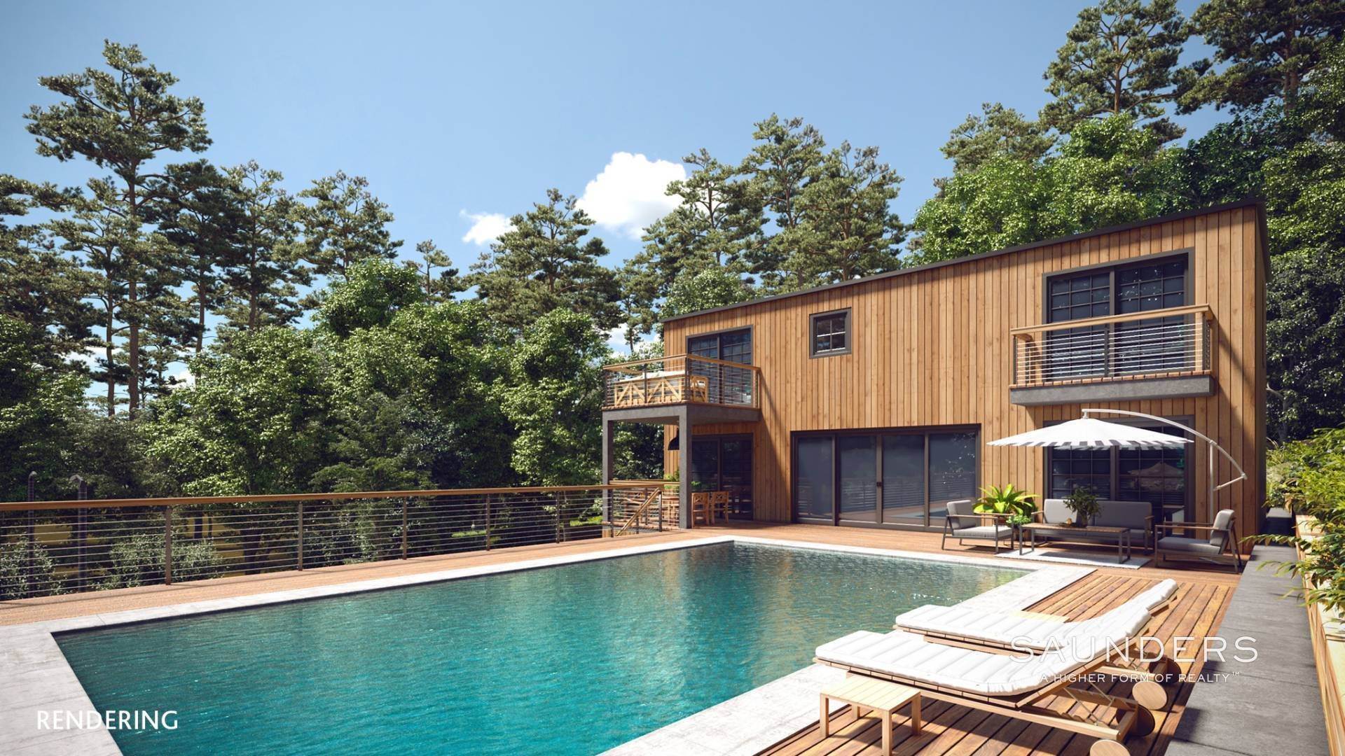 Single Family Homes for Sale at New Construction Sag Harbor Contemporary With Pool And Tennis 125 Laurel Valley Drive, Sag Harbor, NY 11963