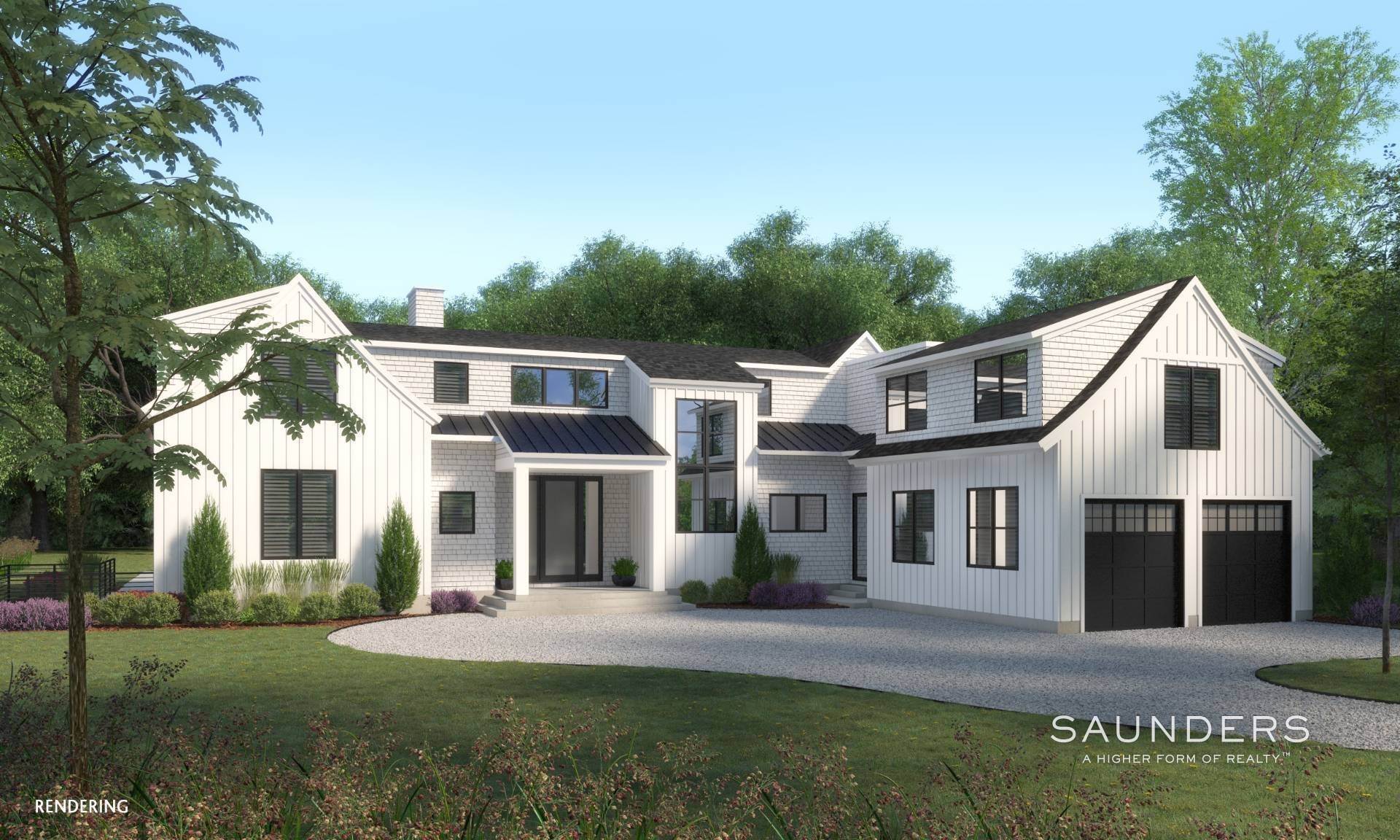 Single Family Homes for Sale at Exceptional New Construction In East Hampton 1 Wooded Oak Lane, East Hampton, NY 11937