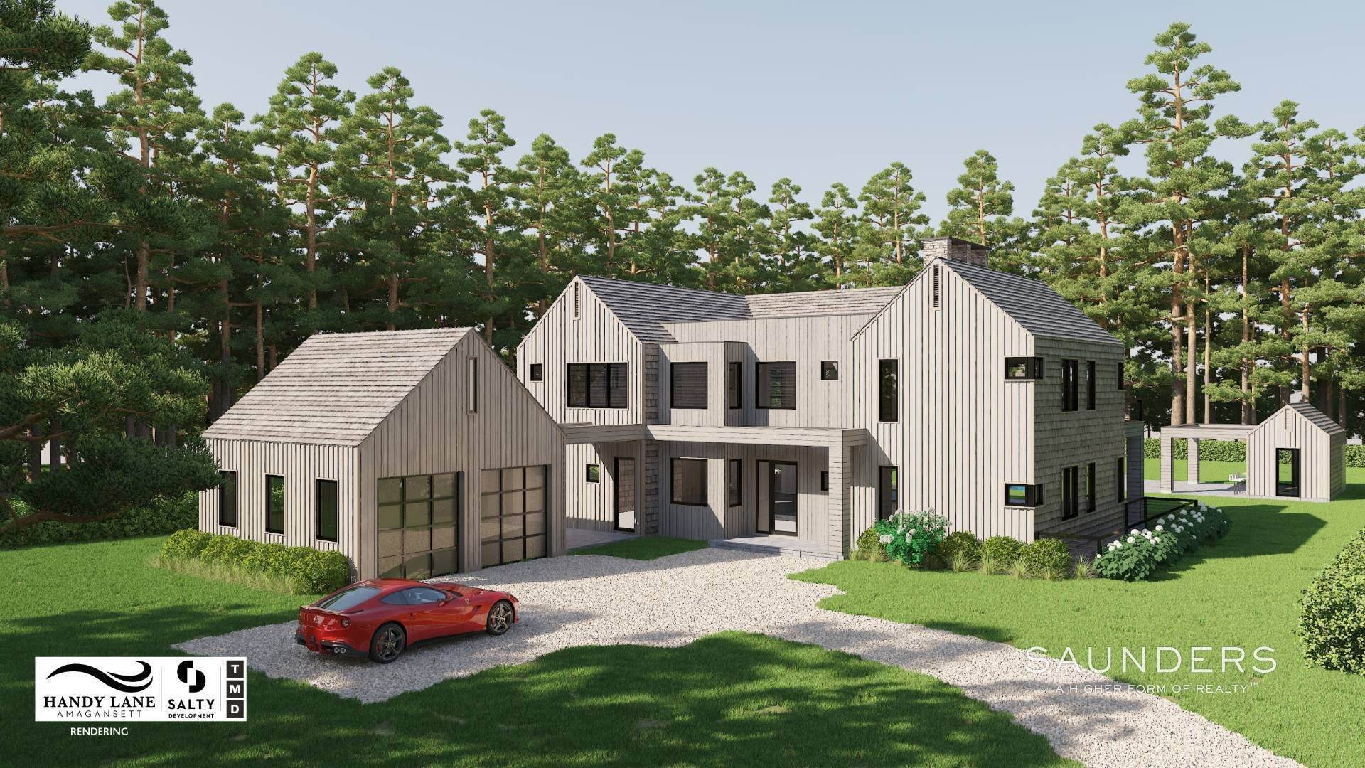 Single Family Homes for Sale at Amagansett South Of The Highway - New Construction 52 Handy Lane, Amagansett, NY 11930