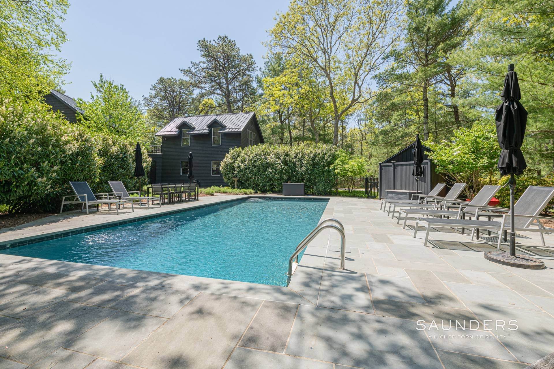 2. Single Family Homes for Sale at Retreat On A Secluded Pond 132 Swamp Road, East Hampton, NY 11937