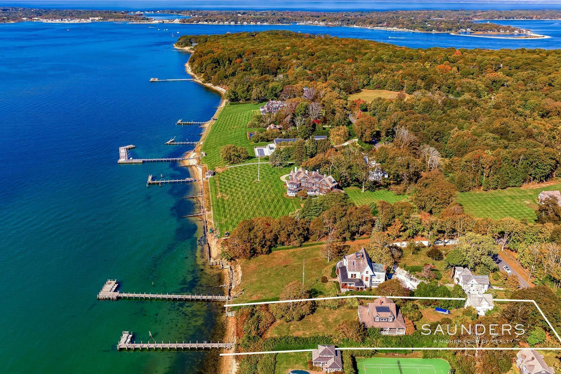 Single Family Homes for Sale at Shelter Island Turn Of The Century Waterfront With Dock 17 Nostrand Parkway, Shelter Island, NY 11964