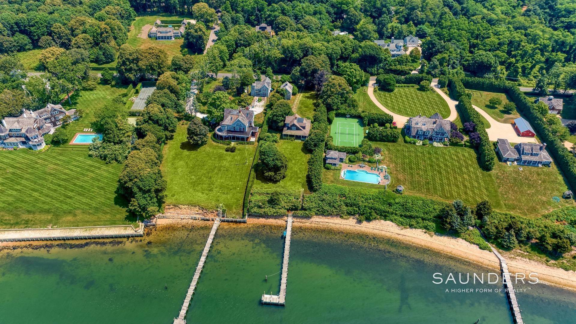3. Single Family Homes for Sale at Shelter Island Turn Of The Century Waterfront With Dock 17 Nostrand Parkway, Shelter Island, NY 11964
