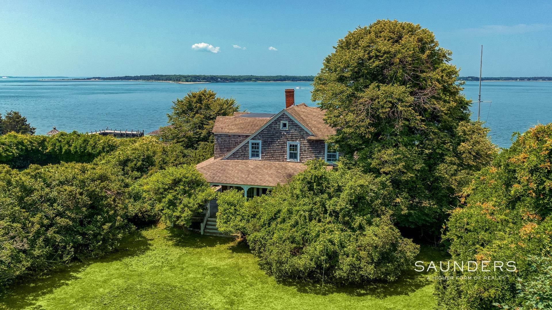 6. Single Family Homes for Sale at Shelter Island Turn Of The Century Waterfront With Dock 17 Nostrand Parkway, Shelter Island, NY 11964