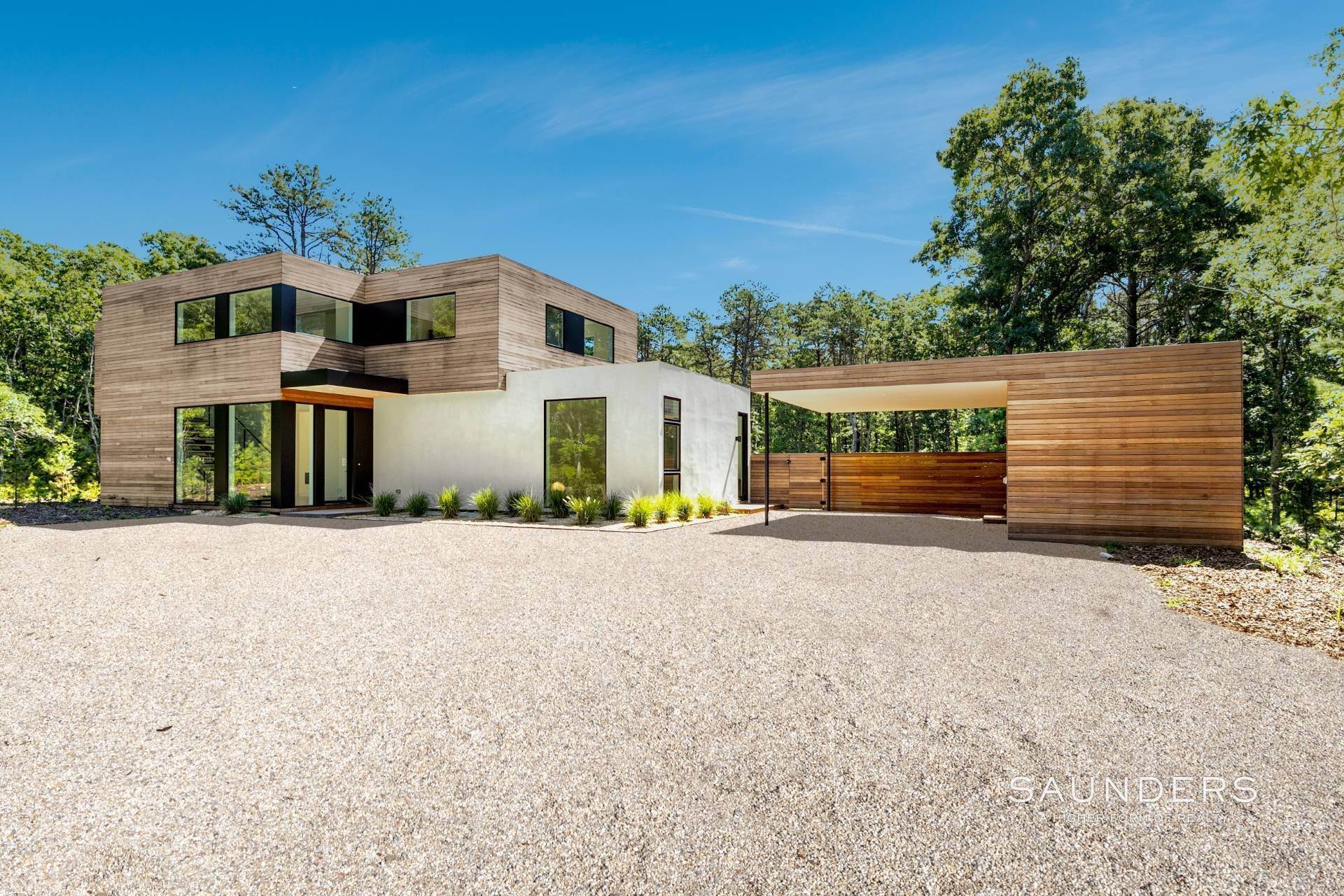 Single Family Homes at All New Modern Retreat With Tennis 5 Two Holes Of Water Road, Northwest Woods, East Hampton, NY 11937