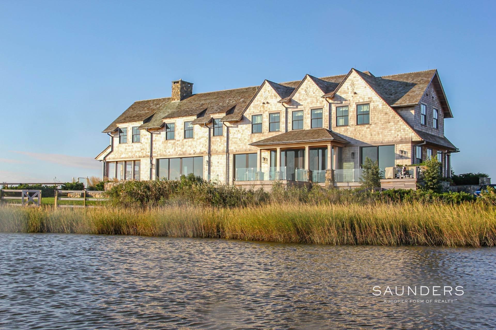 3. Single Family Homes for Sale at Unparalleled 270-Degree Water Views On Private Peninsula 40 Ocean Avenue, Quogue, NY 11959
