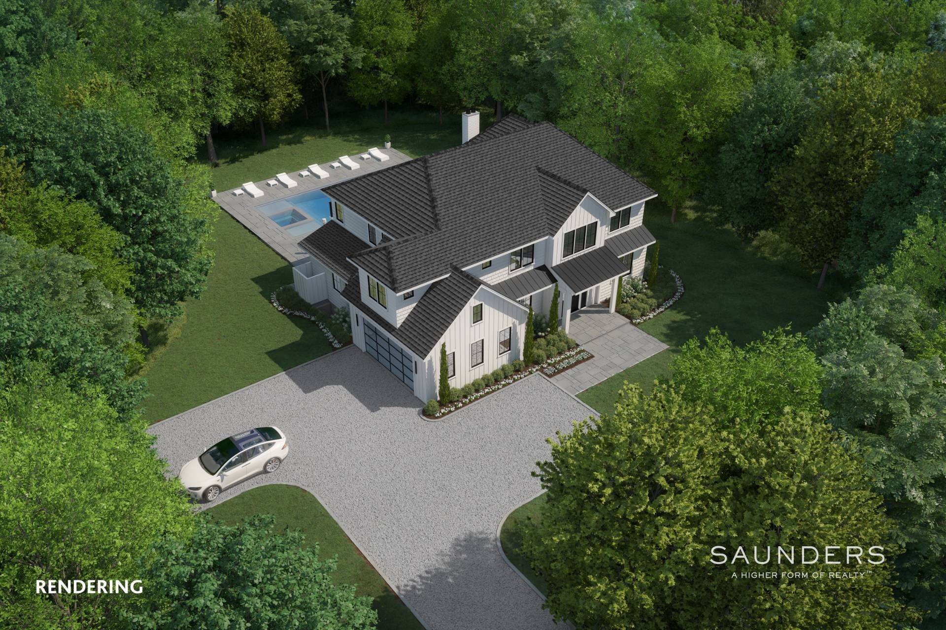 Single Family Homes for Sale at Pre-Completion In Southampton Shores 779 Noyack Road, North Sea, Southampton, NY 11968