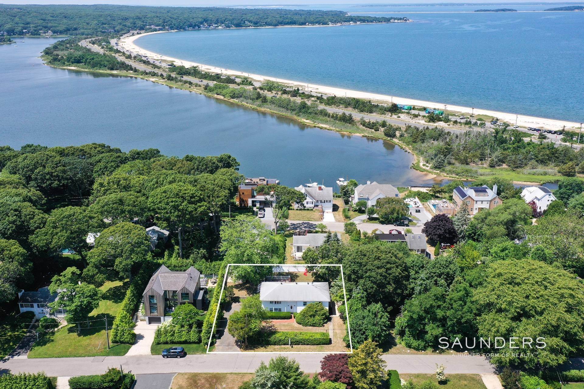 Single Family Homes for Sale at Bay Point Beauty With Water Views And Water Access 65 Ridge Drive, Noyack, Sag Harbor, NY 11963