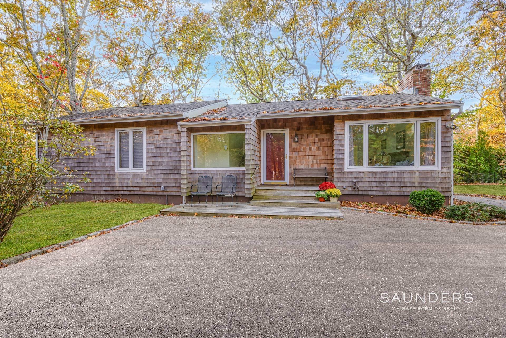 Single Family Homes for Sale at Just Listed- Sweet 3 Br Ranch 1763 Majors Path, North Sea, Southampton, NY 11968