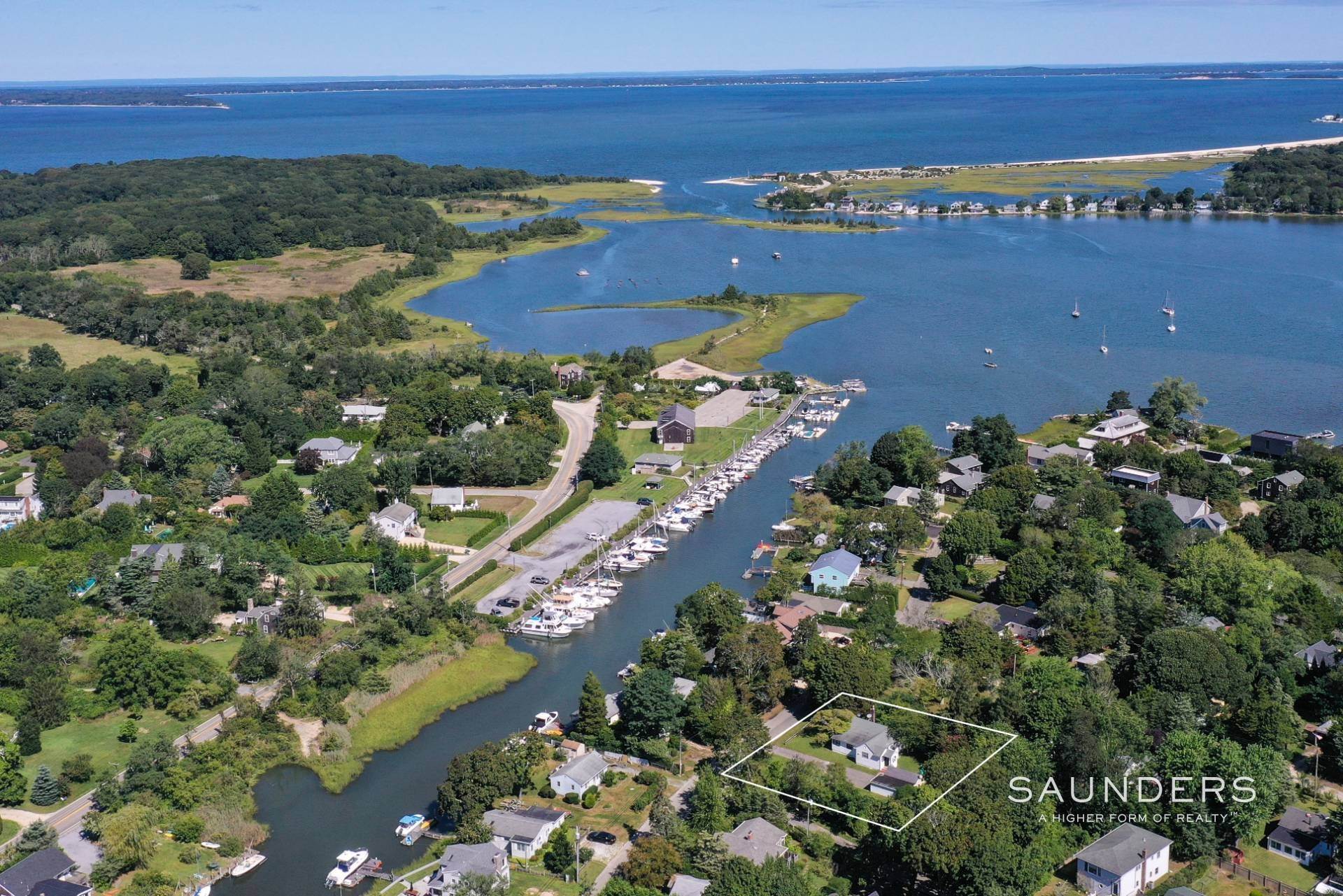 Single Family Homes for Sale at Southampton Cottage With Approved Building Plans 142 Shore Road, North Sea, Southampton, NY 11968