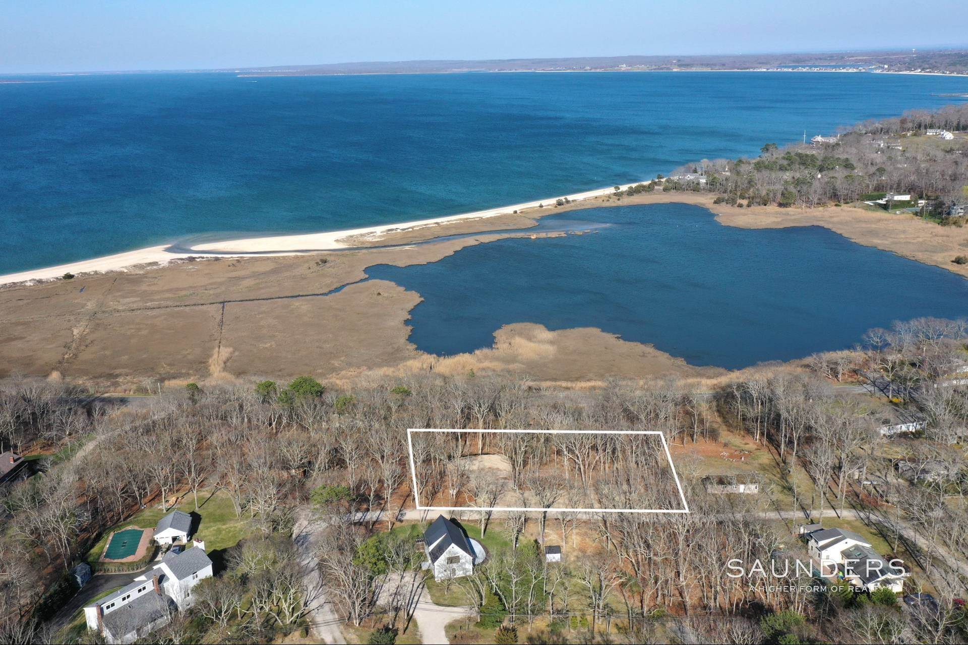 Land for Sale at Land Lot With Water Views Squires Pond & Peconic Bay 34 Leander Terrace, Hampton Bays, NY 11946
