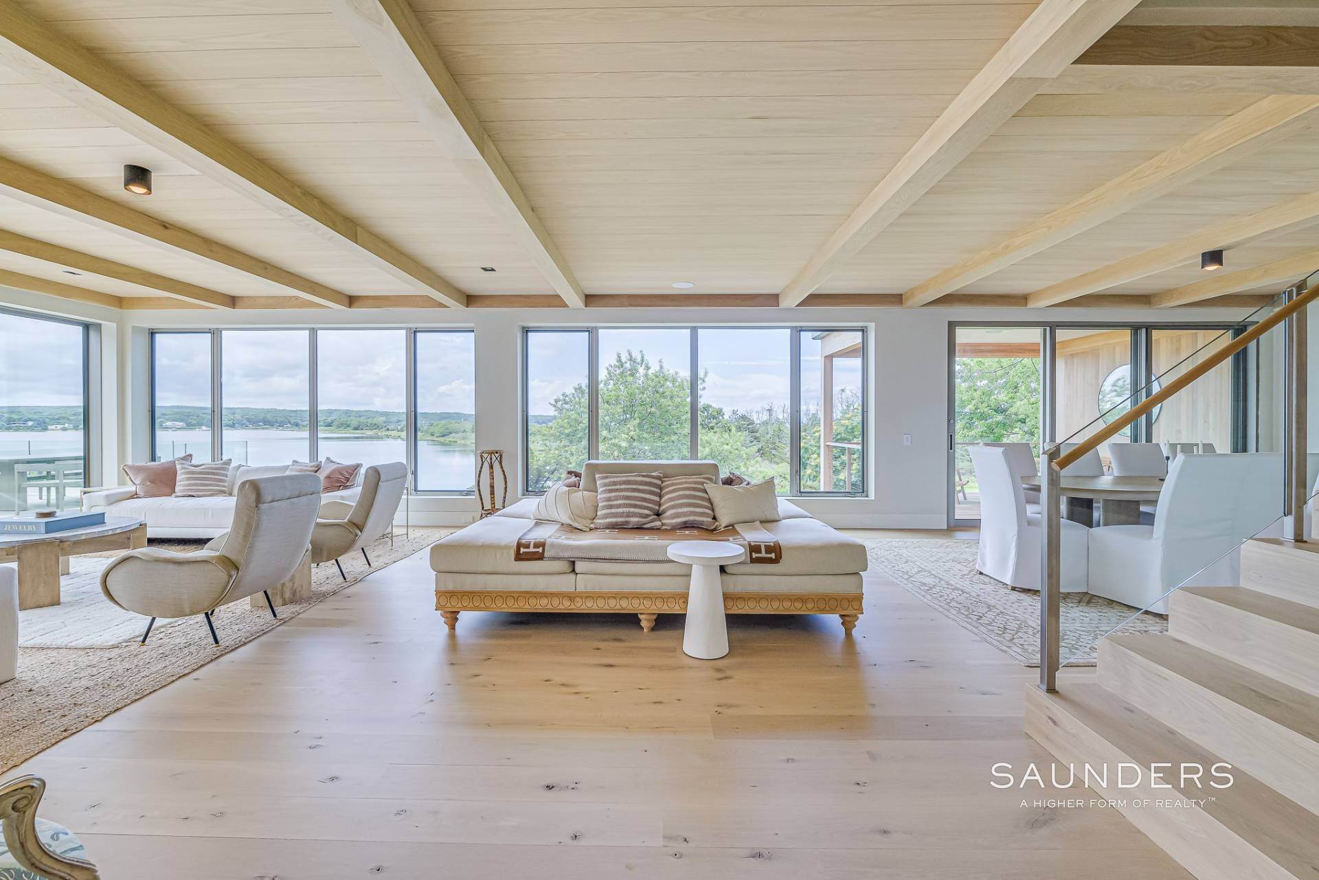 14. Single Family Homes for Sale at Waterfront Stunner In Sag Harbor With Pool 65 Cliff Drive, Noyack, Sag Harbor, NY 11963