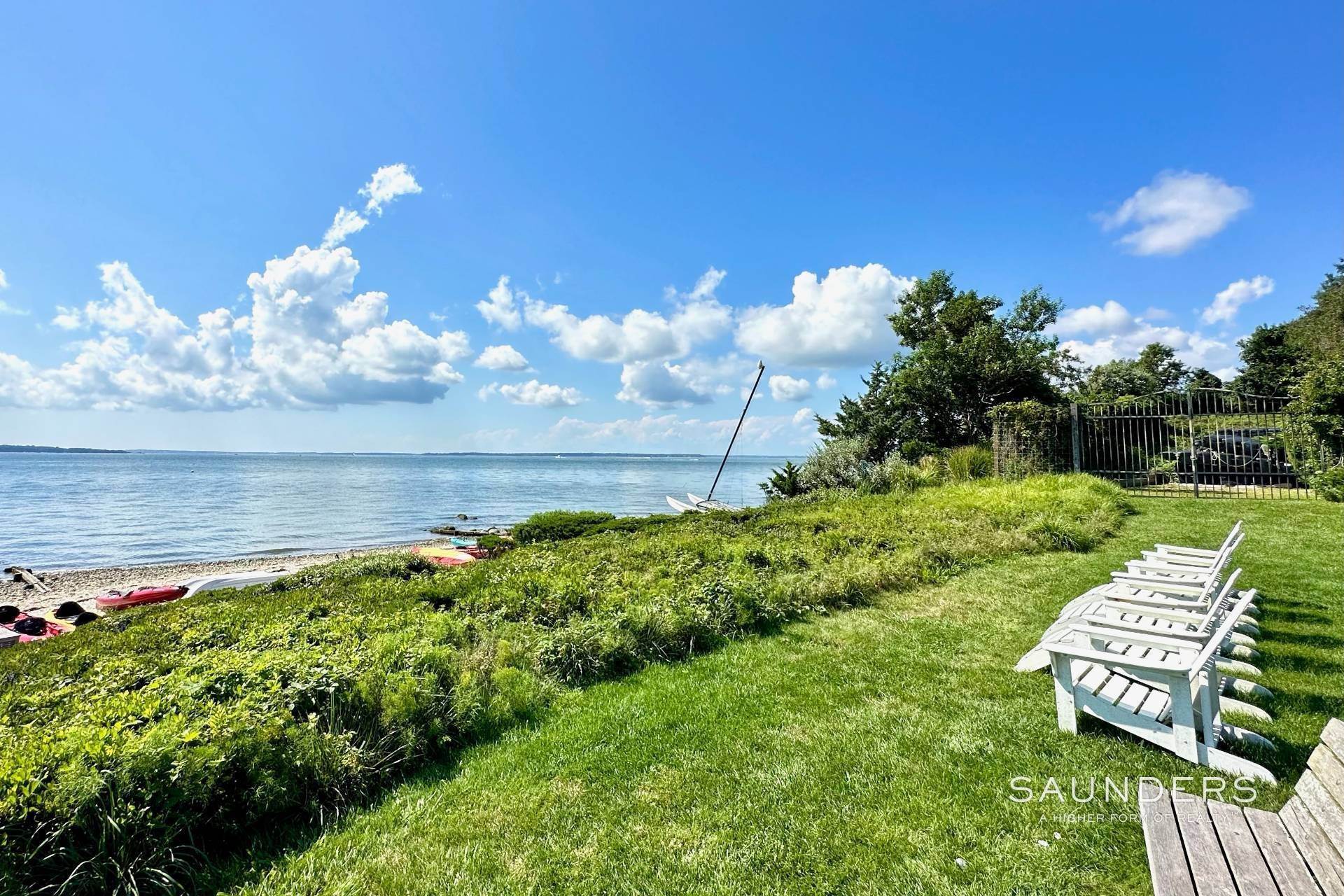 37. Single Family Homes for Sale at Gated Estate + Deep-Water Dock 24 Barclay Drive, North Haven Village, Sag Harbor, NY 11963